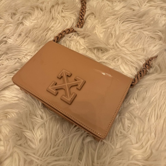 Off-White Jitney Patent Leather Shoulder Bag - Picture 10 of 13